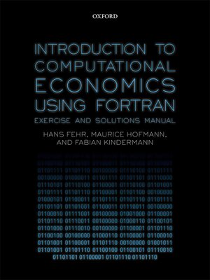 cover image of Introduction to Computational Economics Using Fortran